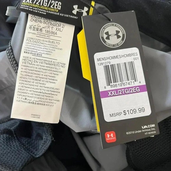 NWT Under Armour Storm 3 Rain Golf Pants Black XXL - Picture 3 of 4